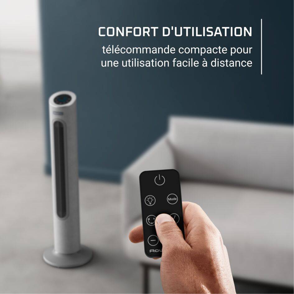 Eole Home Ventilateur colonne, Puissant, Silencieux, Ecoénergétique