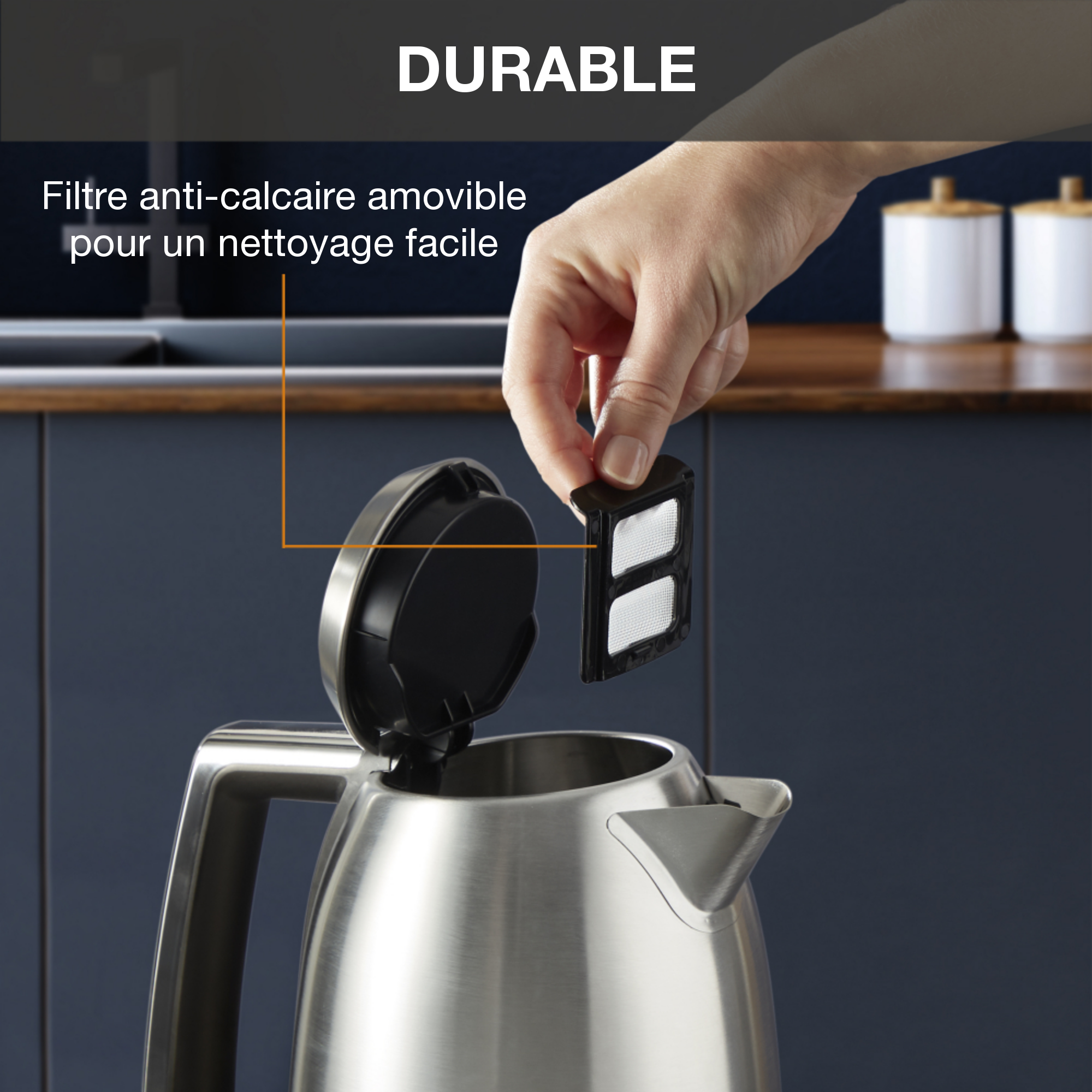 Bouilloire Excellence 1,7 l inox 