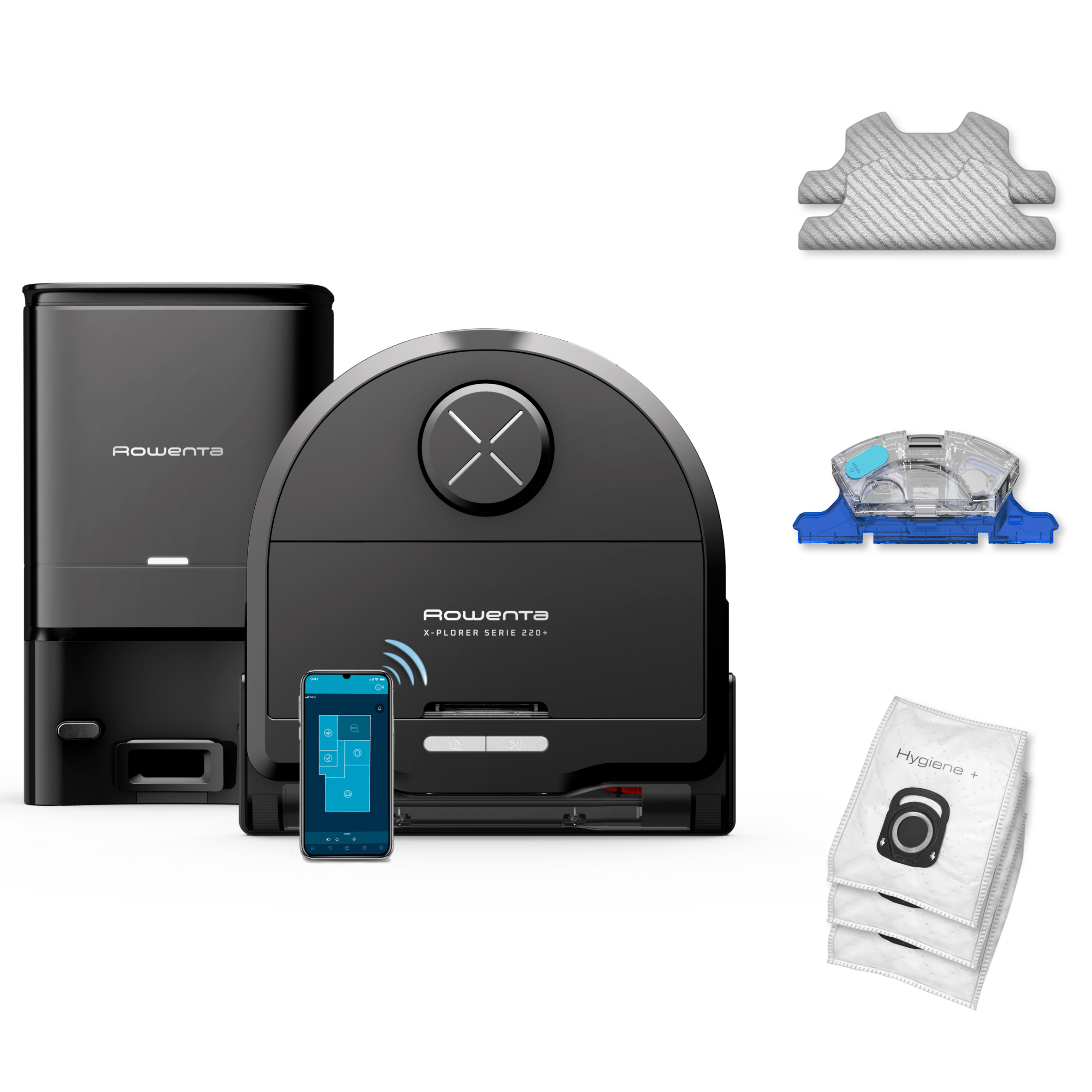 X-Plorer Serie 220+, Aspirateur robot, 5600 Pa
