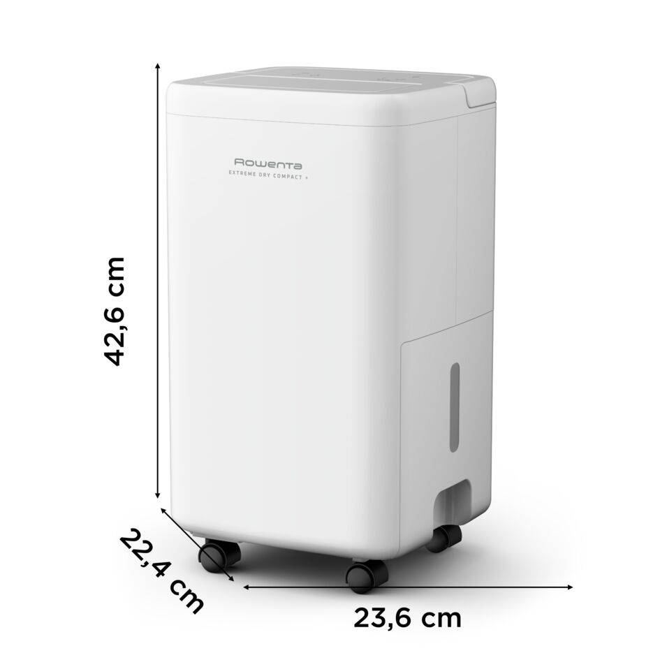 Extrême Dry Compact+, Déshumidificateur, Performant (16L/jour), Séchage rapide du linge