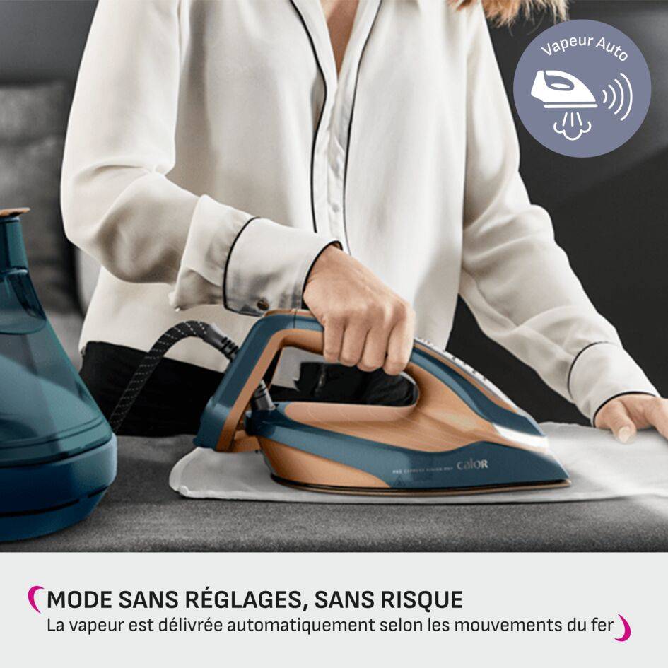 Pro Express Vision Max, Centrale vapeur Haute Pression, 9 bars, 215&nbsp;g/min, Calor