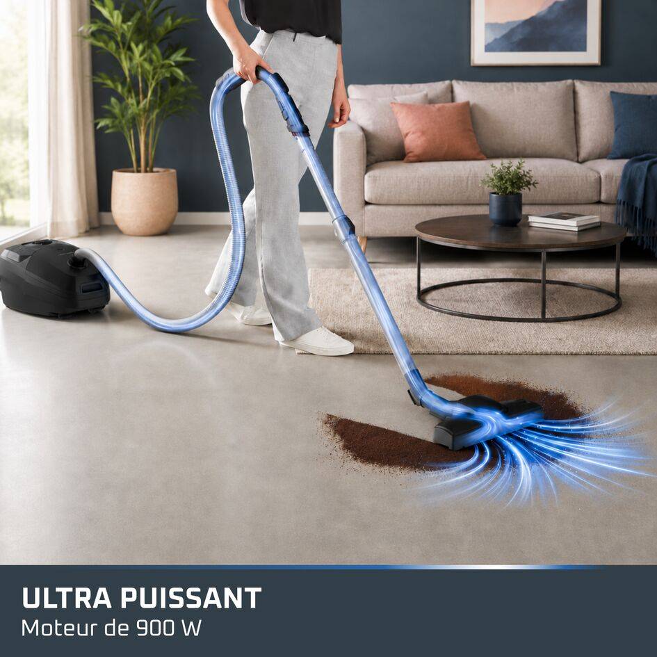 Silence Force 7, Aspirateur avec sac, Puissant, Silencieux
