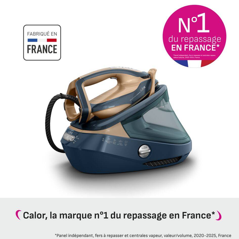 Pro Express Vision Max, Centrale vapeur Haute Pression, 9 bars, 215 g/min, Calor