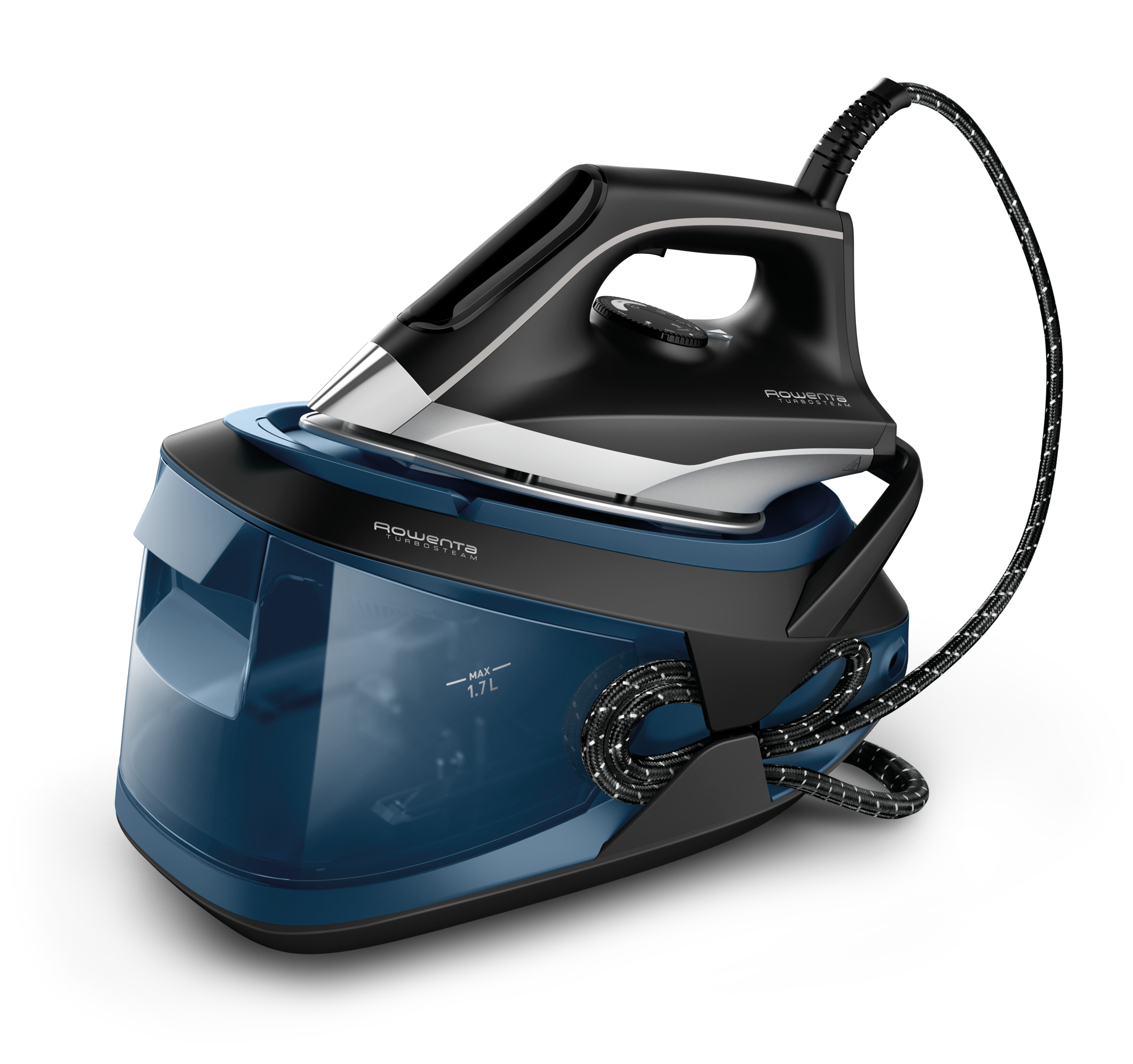 TURBOSTEAM 6.5 BARS NOIR ET BLEU FONCE