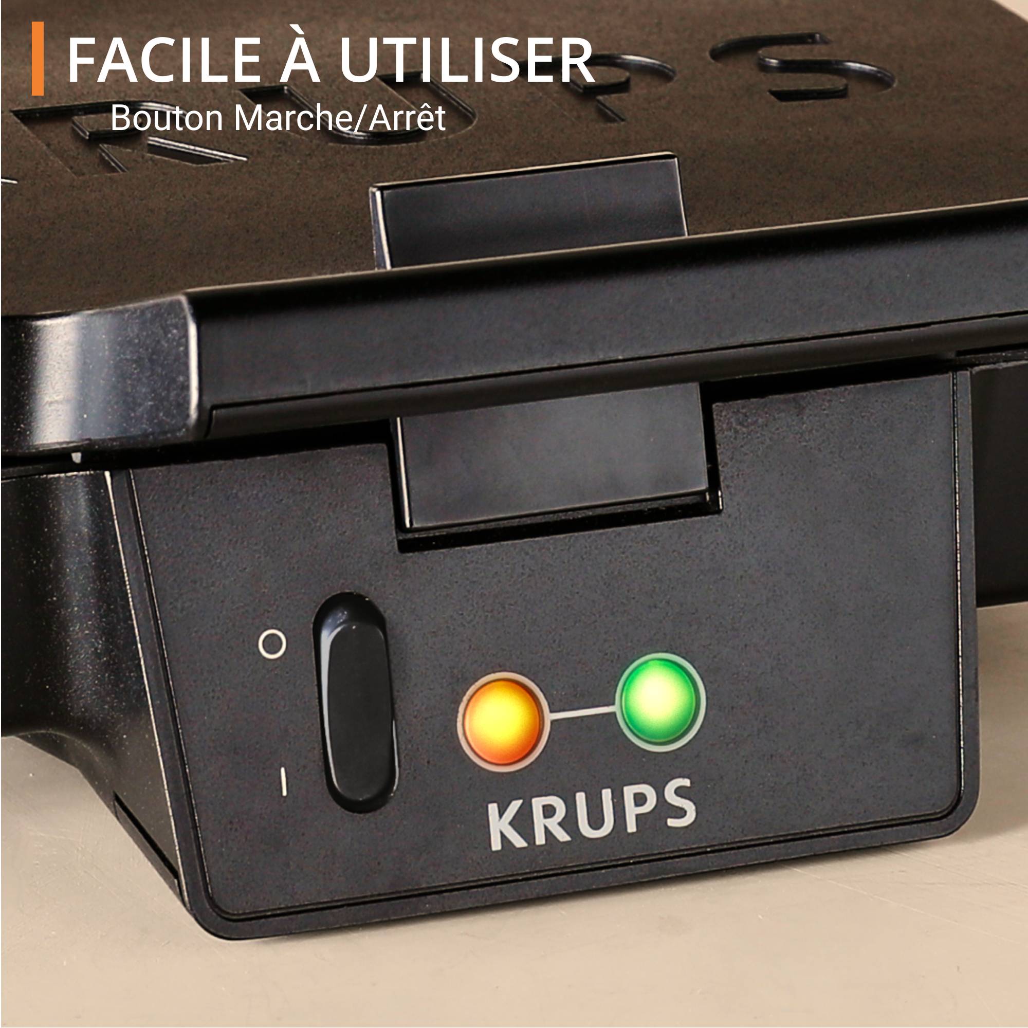 FDK Iconic, Appareil à croque-monsieur, Plaques antiadhésives en céramique, Croque-monsieur gourmands  