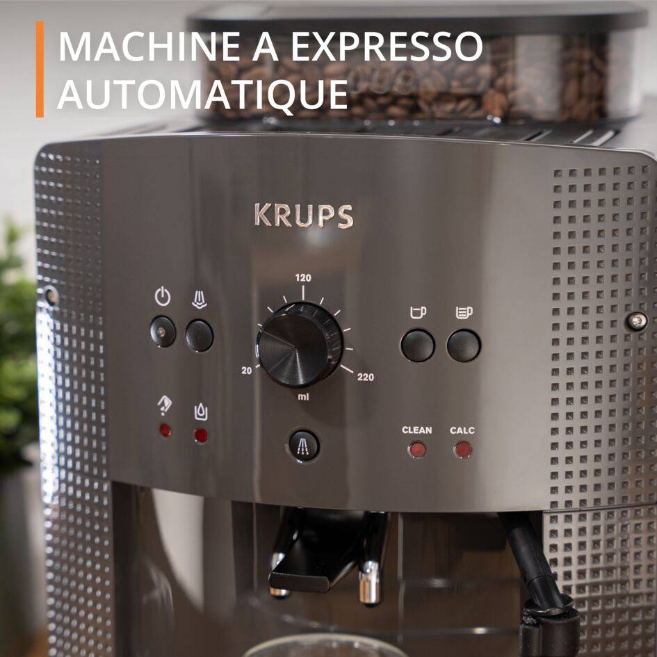 KRUPS&nbsp;Essential grise + accessoire lait