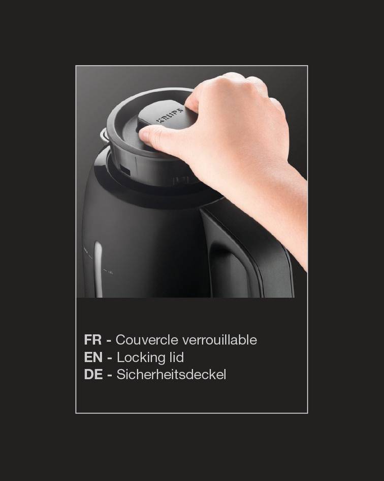 Bouilloire, 1,6L, Noire