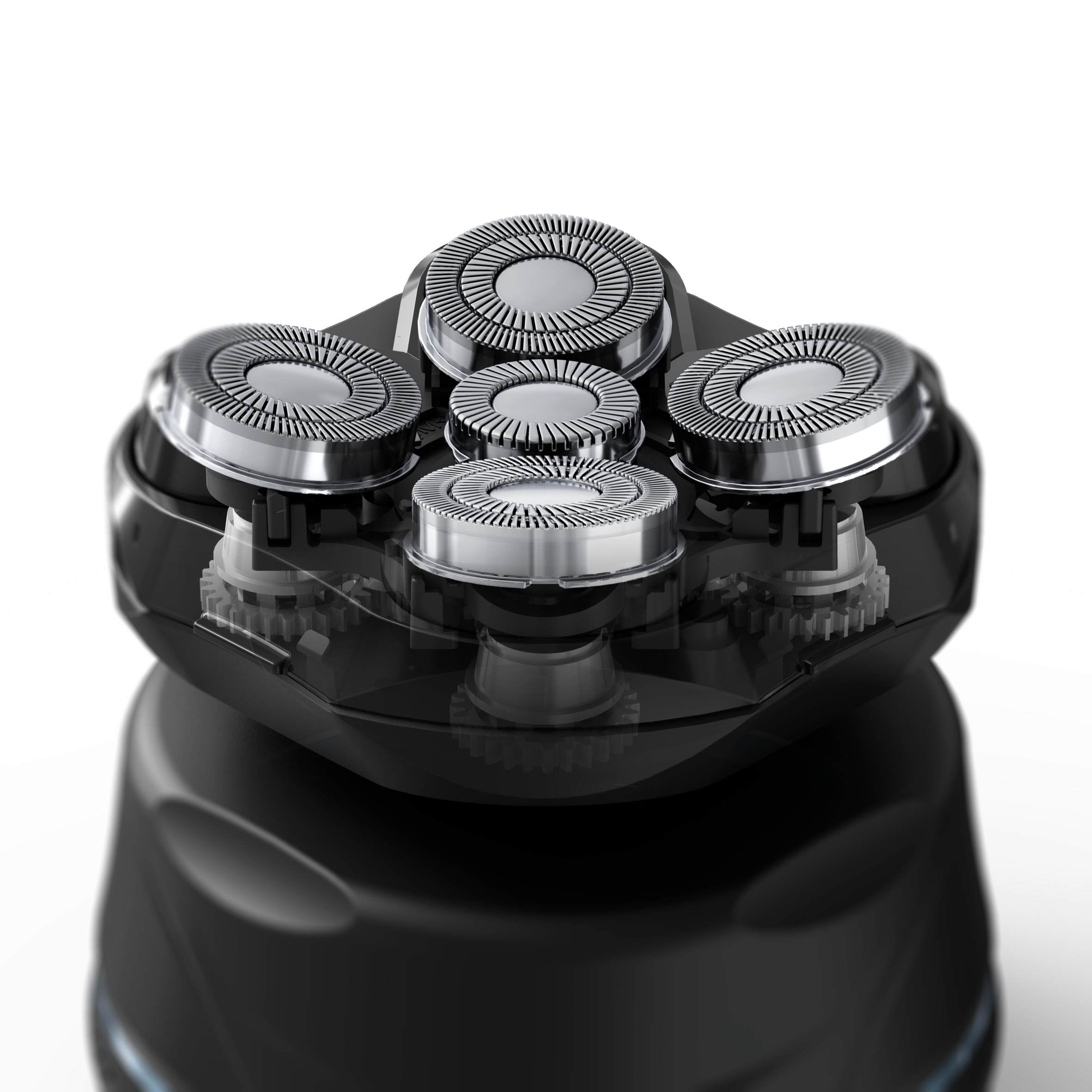 GentleBald, Rasoir tête, 5&nbsp;têtes de rasage, Lames revêtement Titanium