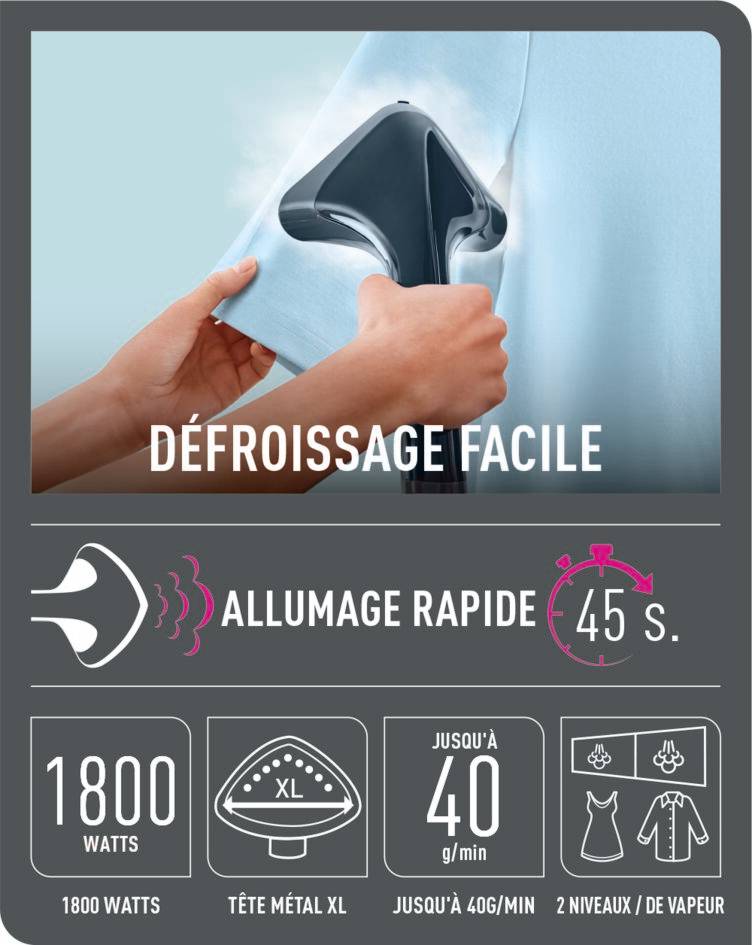 PRO STYLE ONE 1800 W NOIR ET ARGENT 