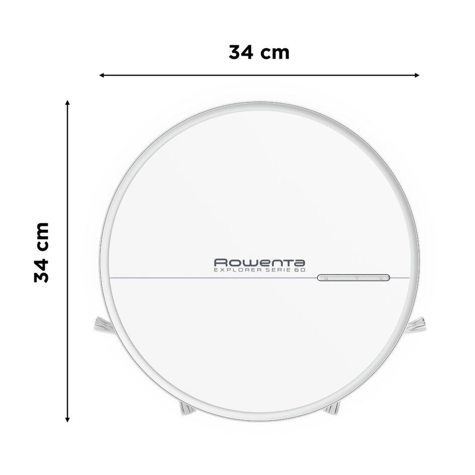 X-Plorer Série 60, Aspirateur robot, Navigation méthodique, 90min
