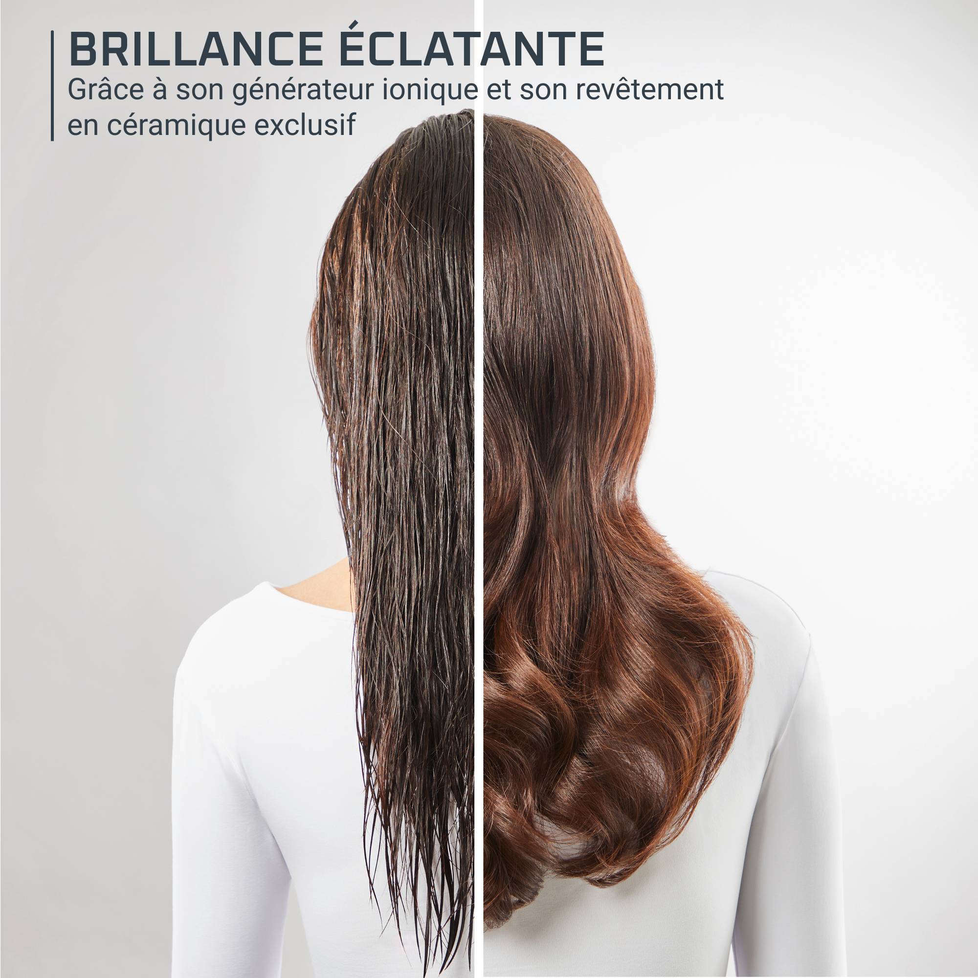 Brush Activ, Brosse Soufflante Rotative, 1000 W, Design Ergonomique, Calor