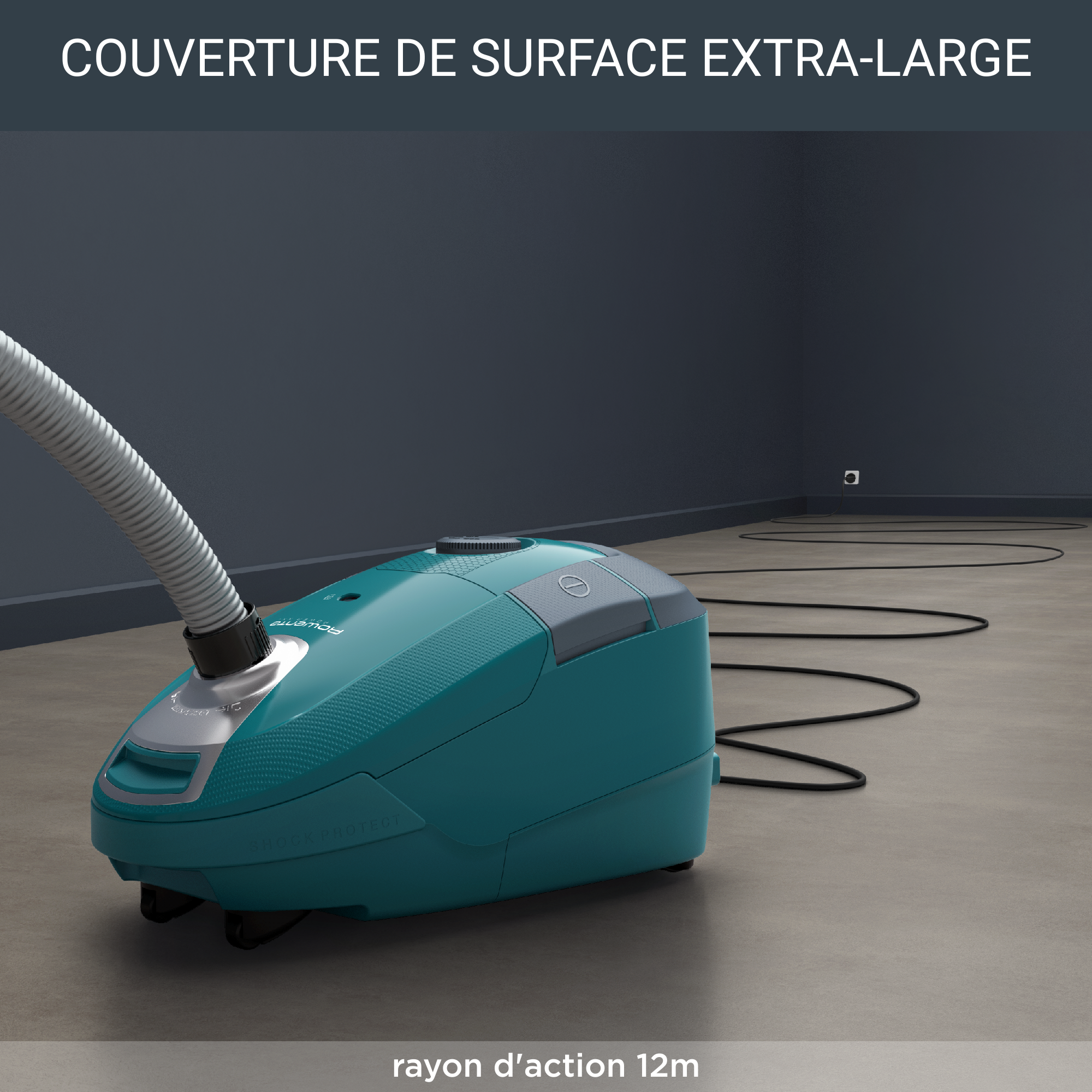 Power XXL, Aspirateur avec sac, 900W max, Modèle parquet