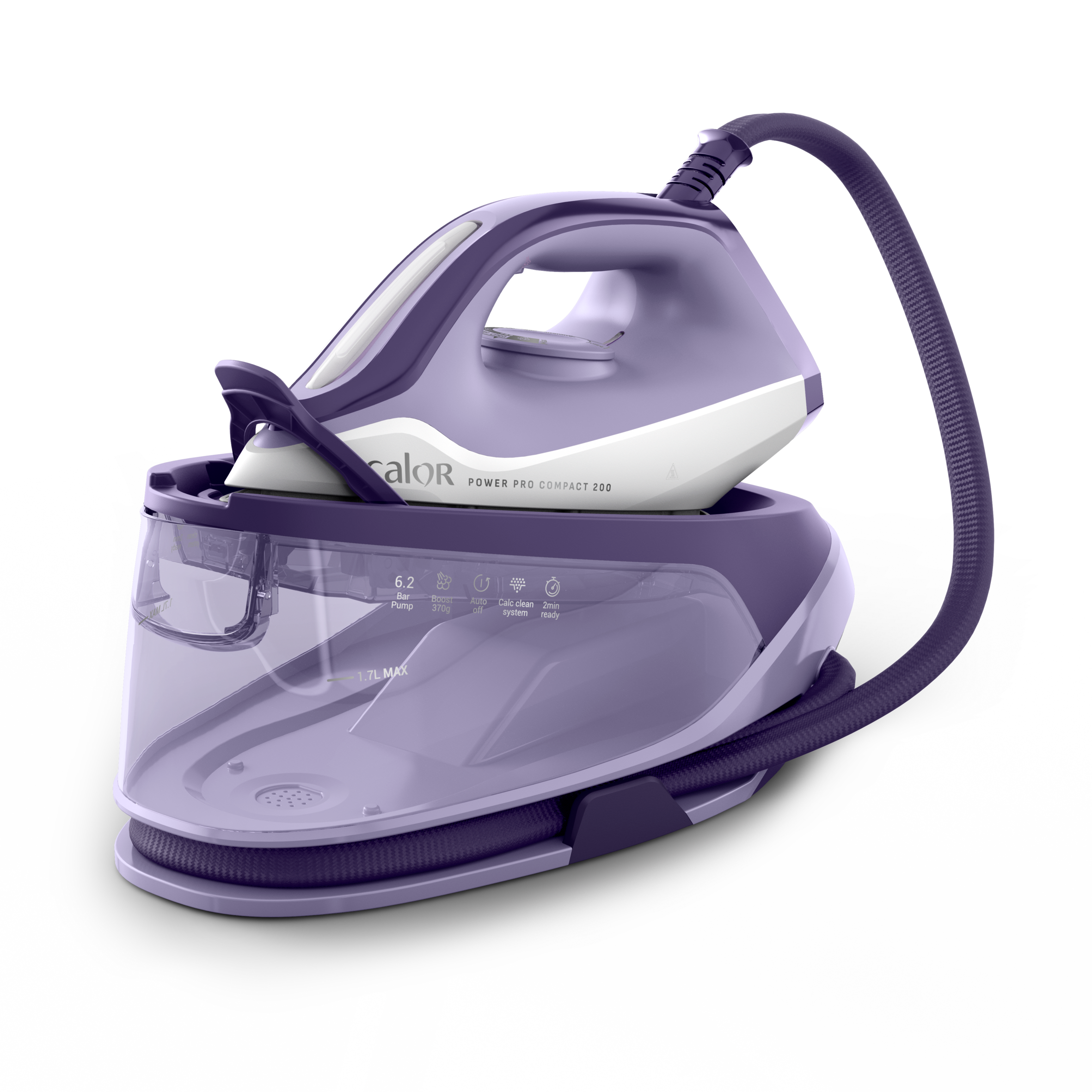 Calor Power Pro Compact 200, Centrale vapeur, Repassage rapide et design compact