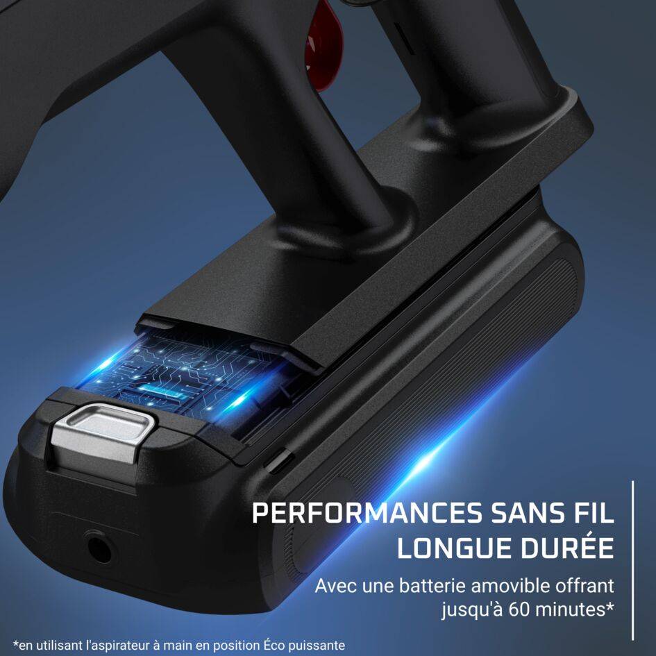 X-Force Flex 13.60 Aqua, Aspirateur balai sans fil, 150 AW, 60 min, Tête Lavante