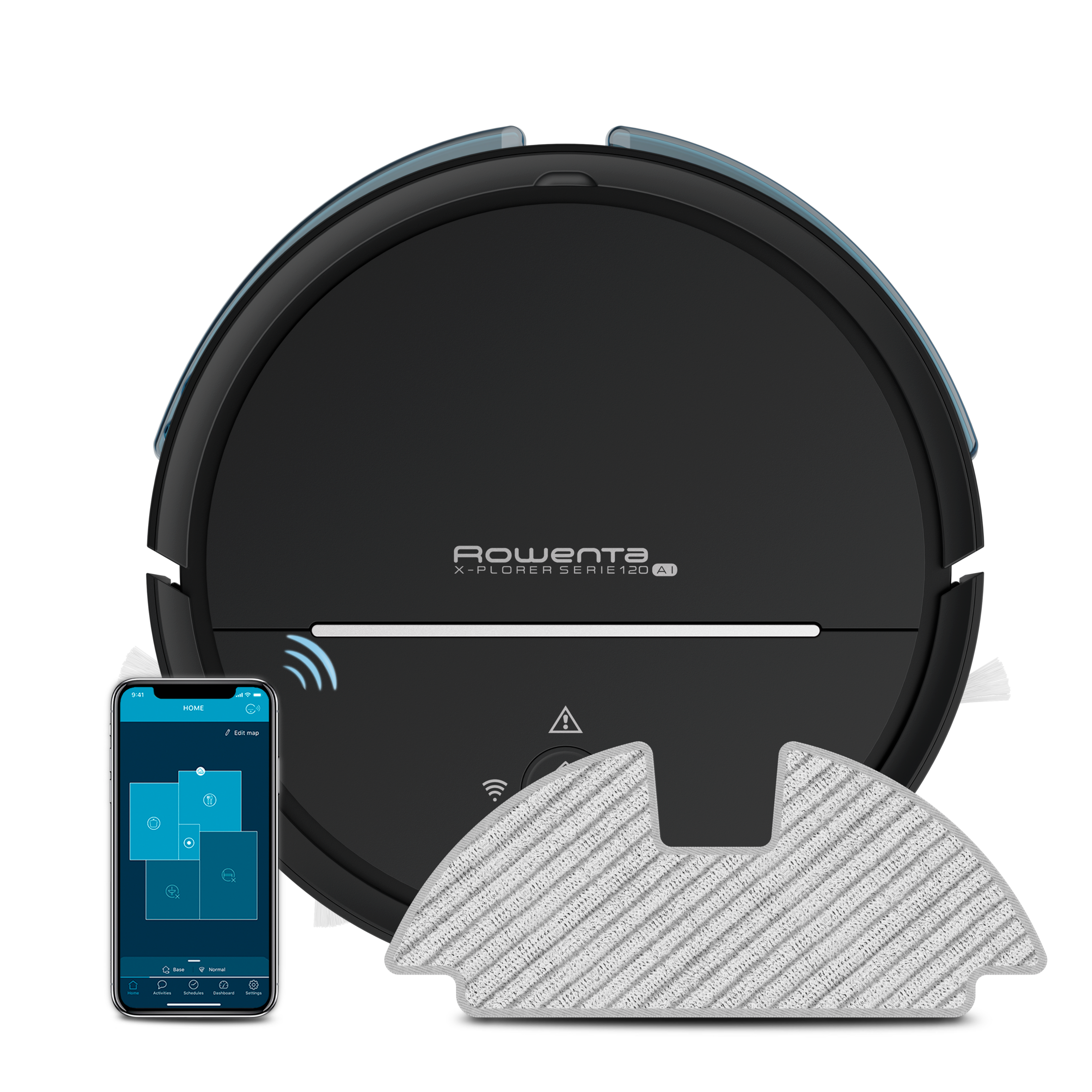 X-Plorer Série 120AI, Aspirateur robot, Navigation intelligente, 120min