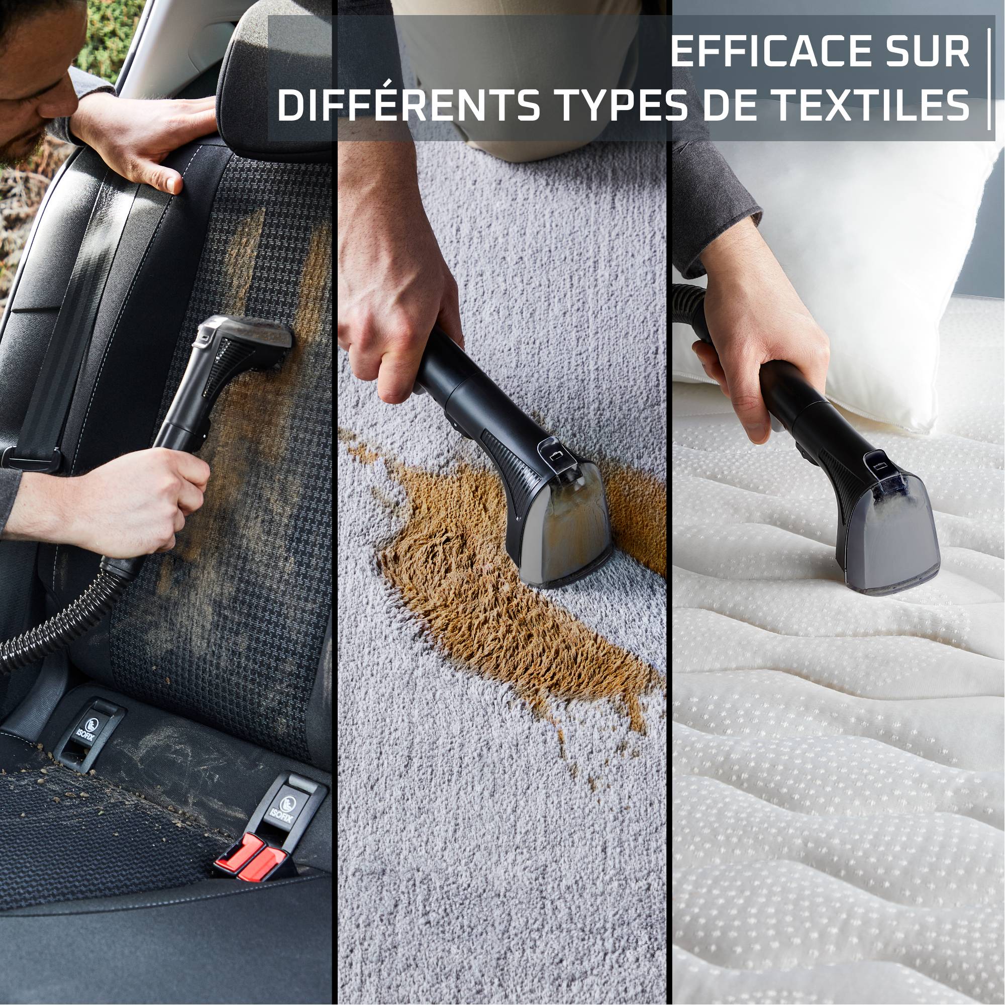 Clean It, Shampouineuse textile, Détacheur nettoyeur efficace contre les taches