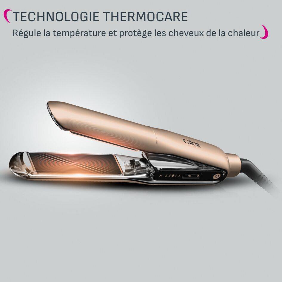Thermocare Trésor, Lisseur, Résultats parfaits en un seul passage, Cheveux protégés