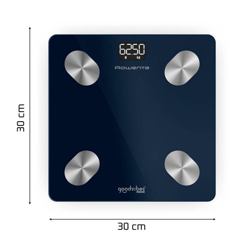 Goodvibes Life +&nbsp;2.0, Pèse-personne connecté, Application intuitive, 15&nbsp;indicateurs