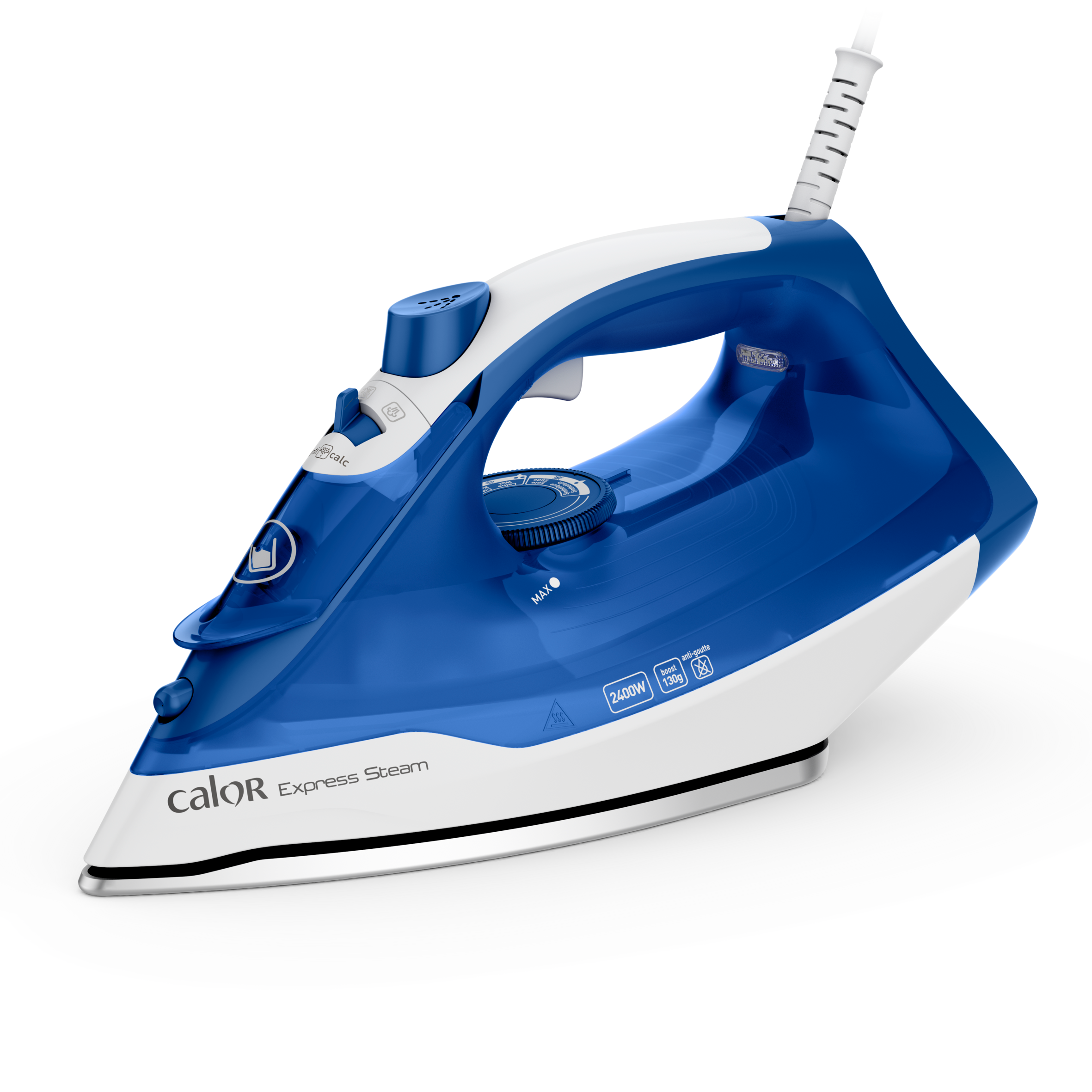 Fer à repasser vapeur Express 2400 W Bleu