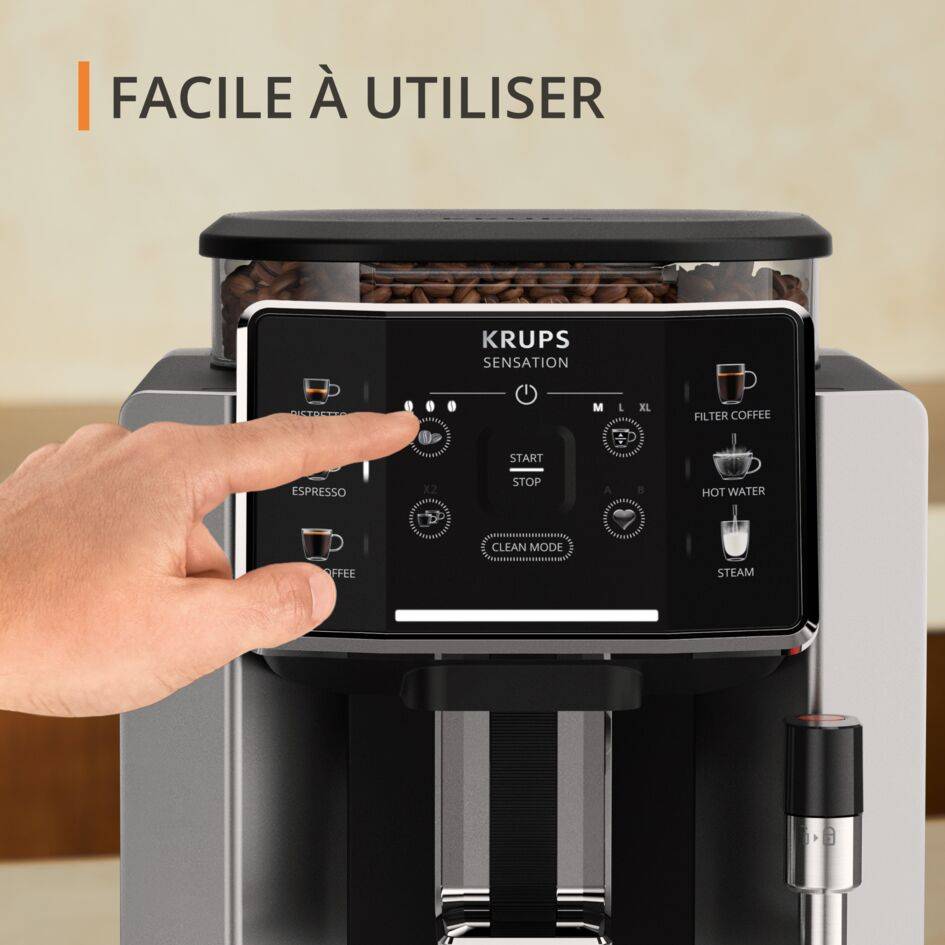 Sensation C90 Machine à café à grains Silver