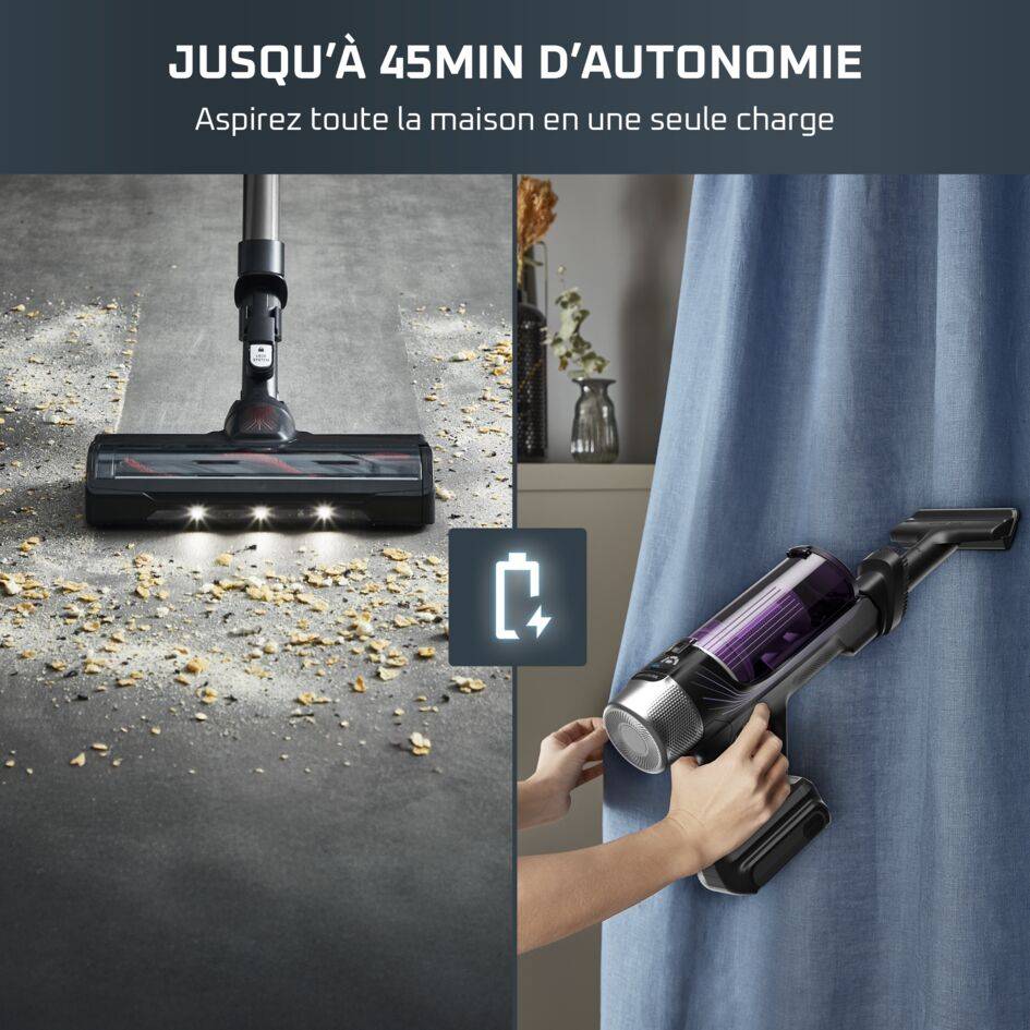 X-Force Flex 9.60, Aspirateur balai sans fil, 100AW, 45min, Allergie