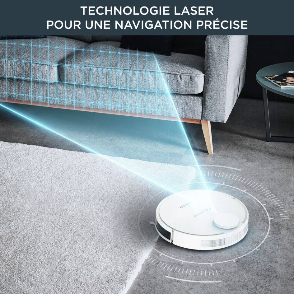 X-Plorer Série 95, Aspirateur robot, Navigation intelligente, 225min, Animaux