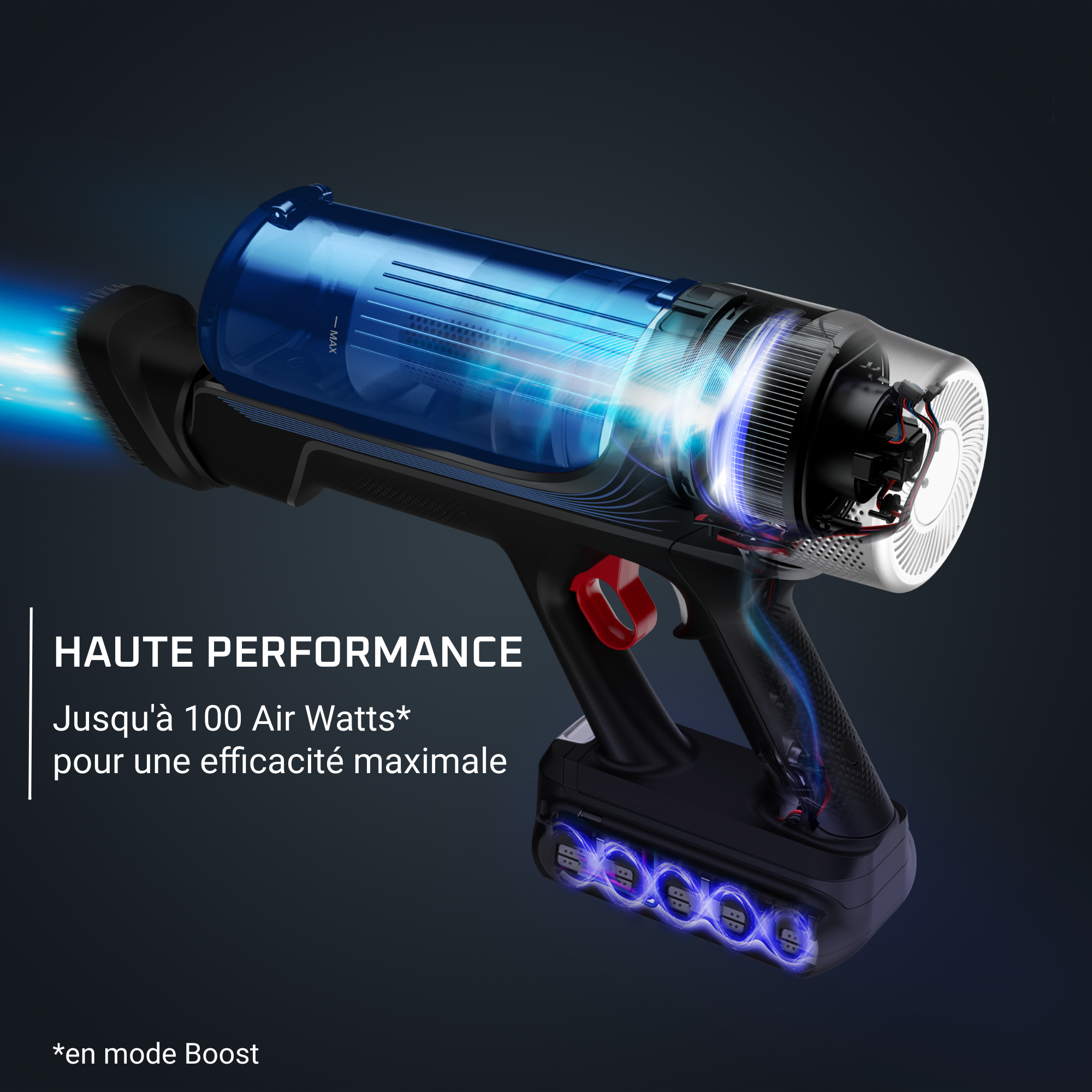 X-Force FleX 9.60, Aspirateur balai laveur sans fil, Multifonction, Modèle Aqua