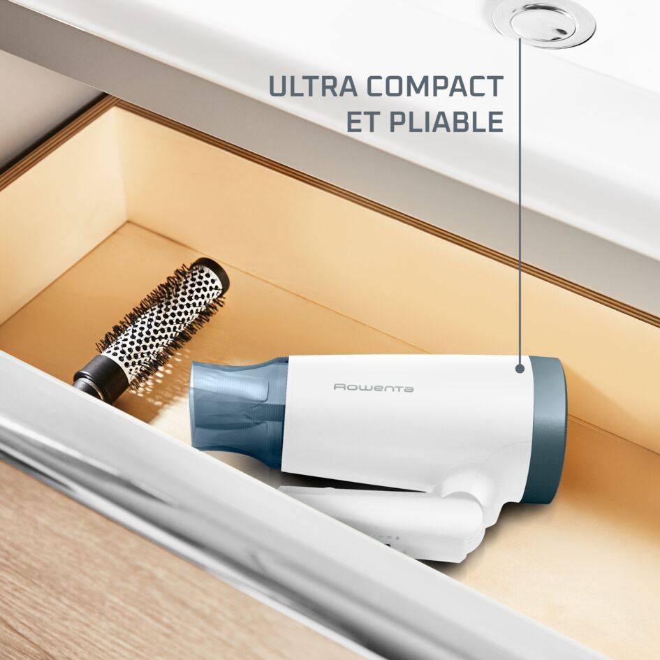 Express Style Sèche-cheveux, Format voyage, Pliable, Compact