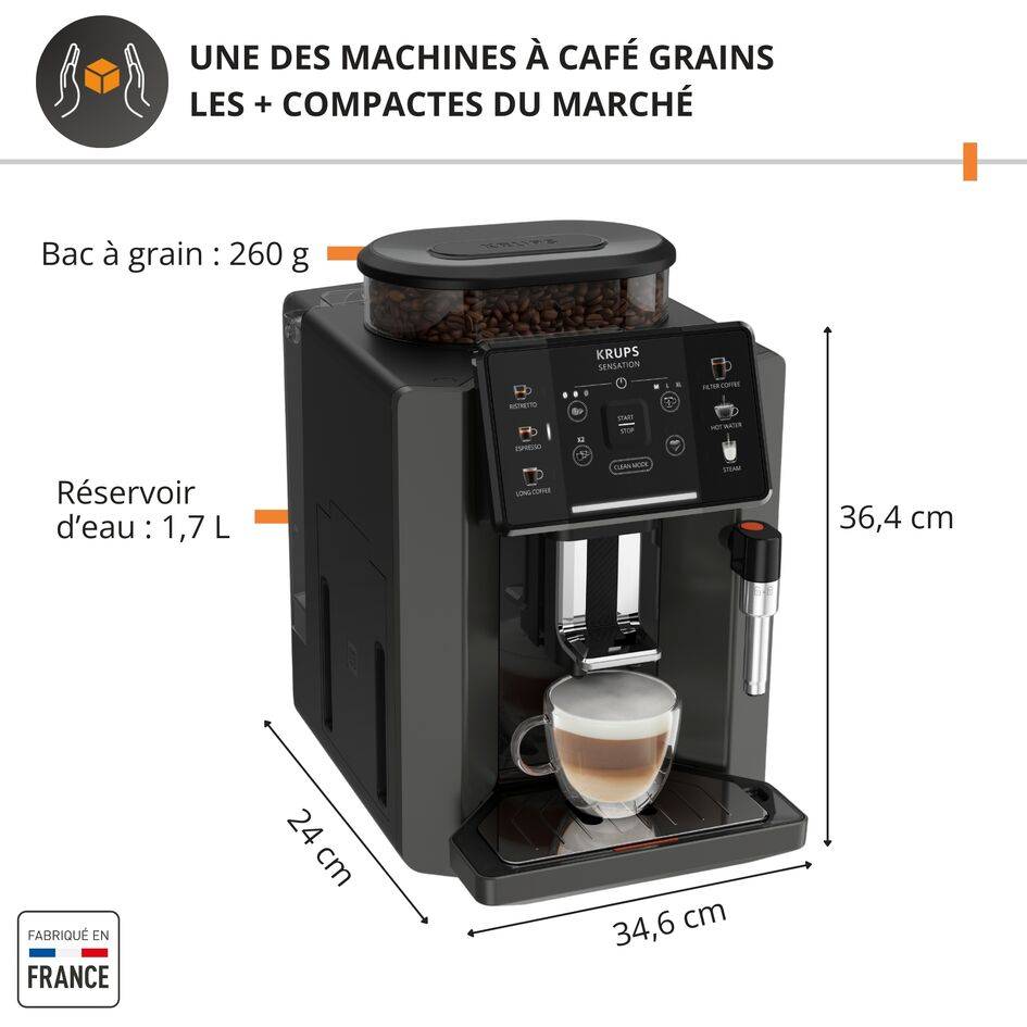 Sensation C50 Machine à café à grains  gris/noir