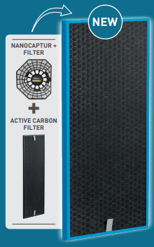 FILTRE CARBON CAPTUR BOOST XD7160E0 pour Intense Pure Air