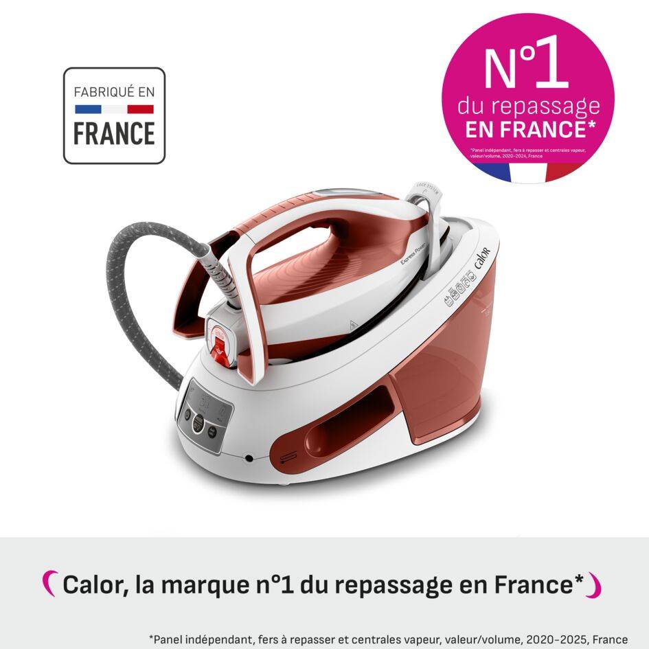 Express Power, Centrale Vapeur Classique, 120 g/min, Pressing 420 g/min, Calor