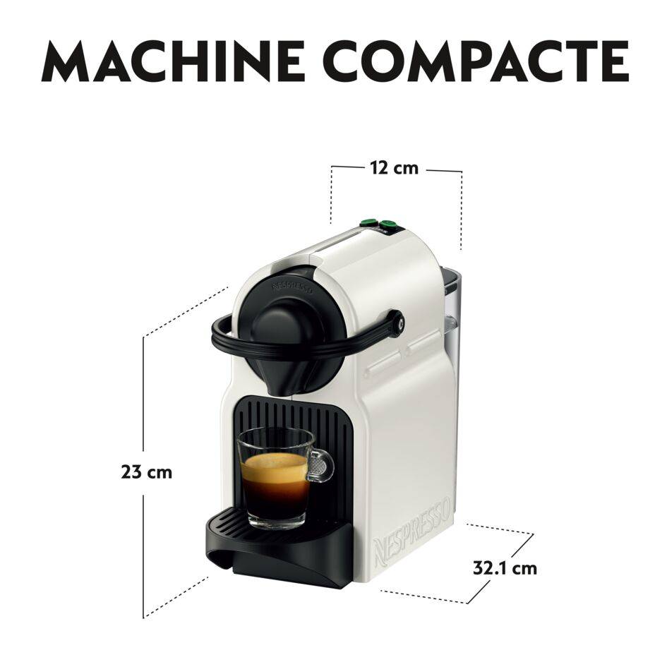 Machine à café Nespresso Inissia by Krups blanche