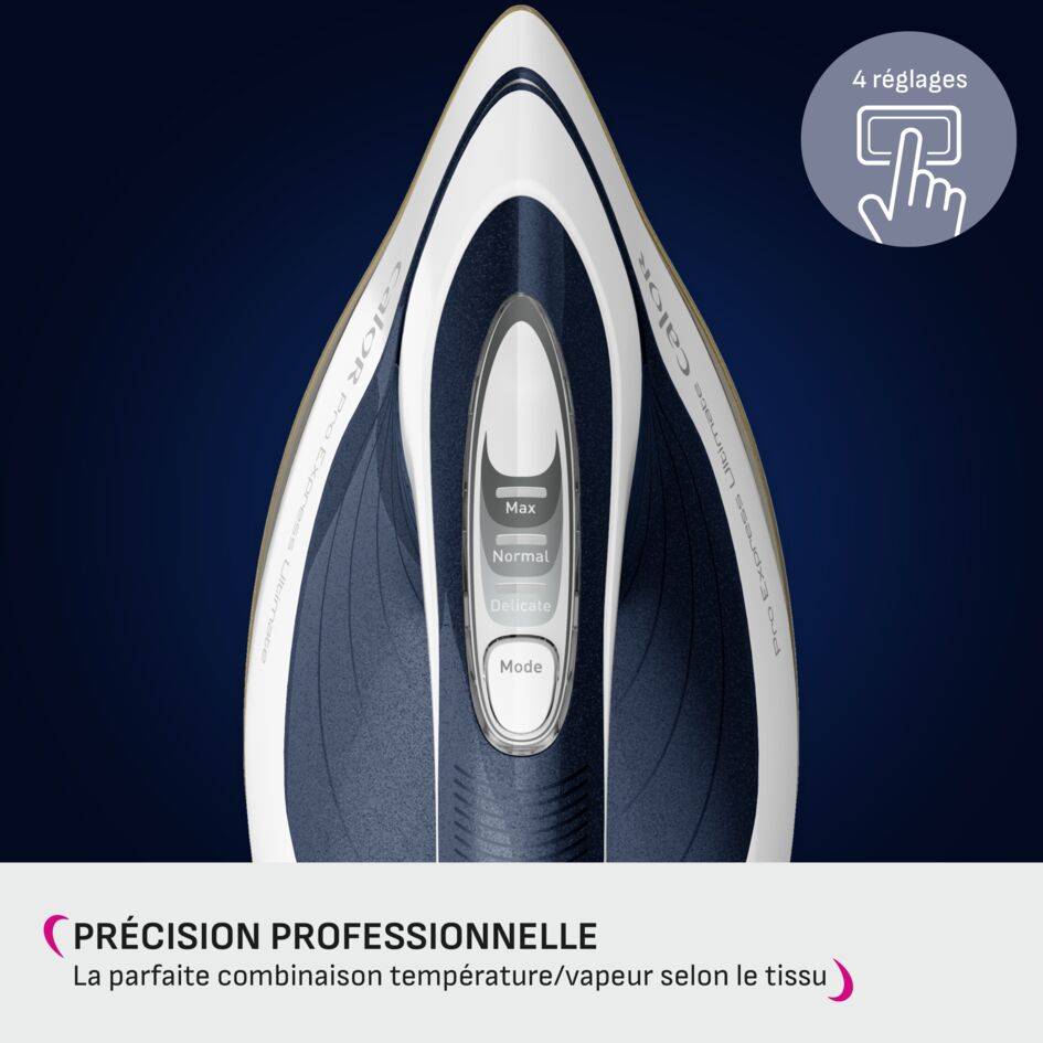 Pro Express Ultimate II, Centrale Vapeur Haute Pression, 8 Bars, 170 g/min, Calor