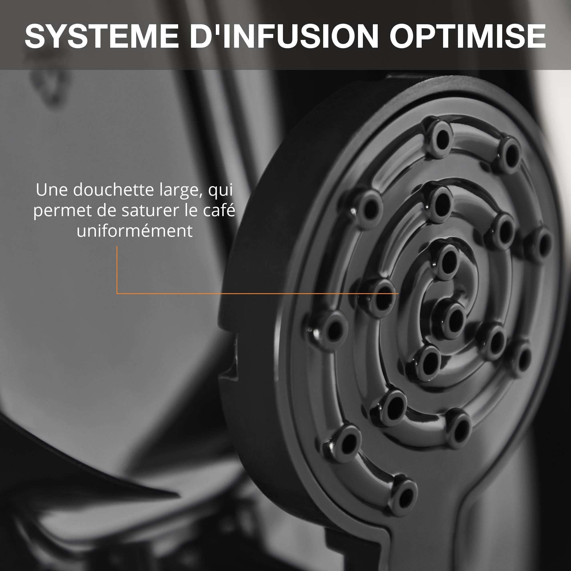 Cafetière filtre Excellence programmable 24 h, Inox, 1,25L, Sélecteur d'intensité