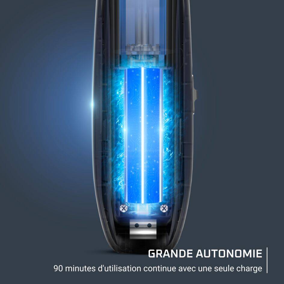 Barber Experience, Tondeuse de finition pour homme, Lame en T, Revêtement DLC