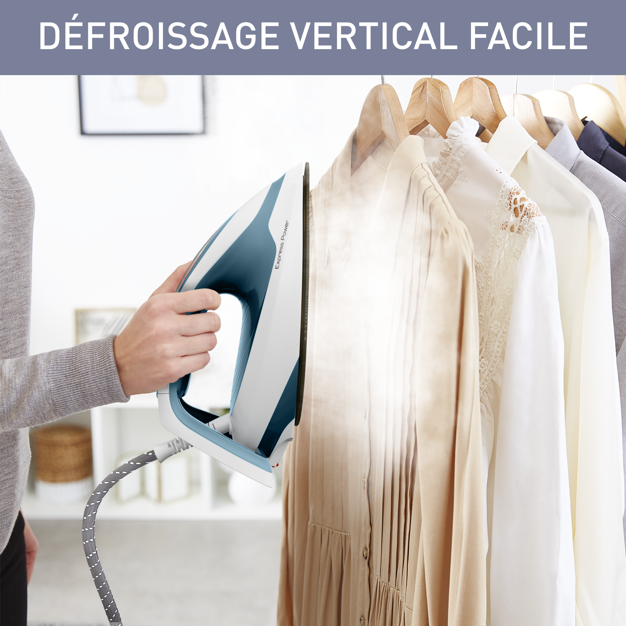 Express Power, 6,2 bars, Débit vapeur 120 g/min, Fonction pressing 430g/min - RECONDITIONNÉ