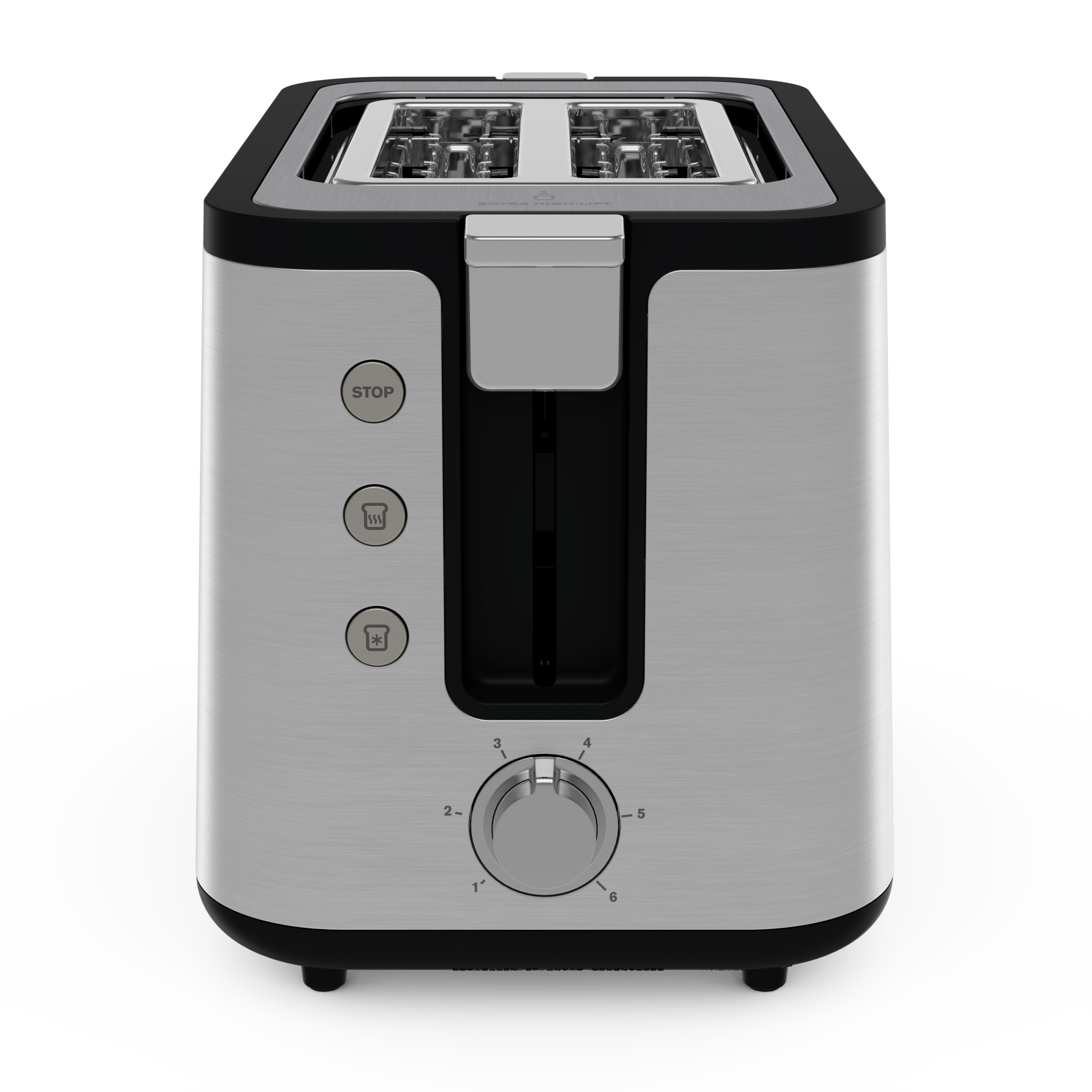 Grille-pain, Control line, 2 fentes, Inox