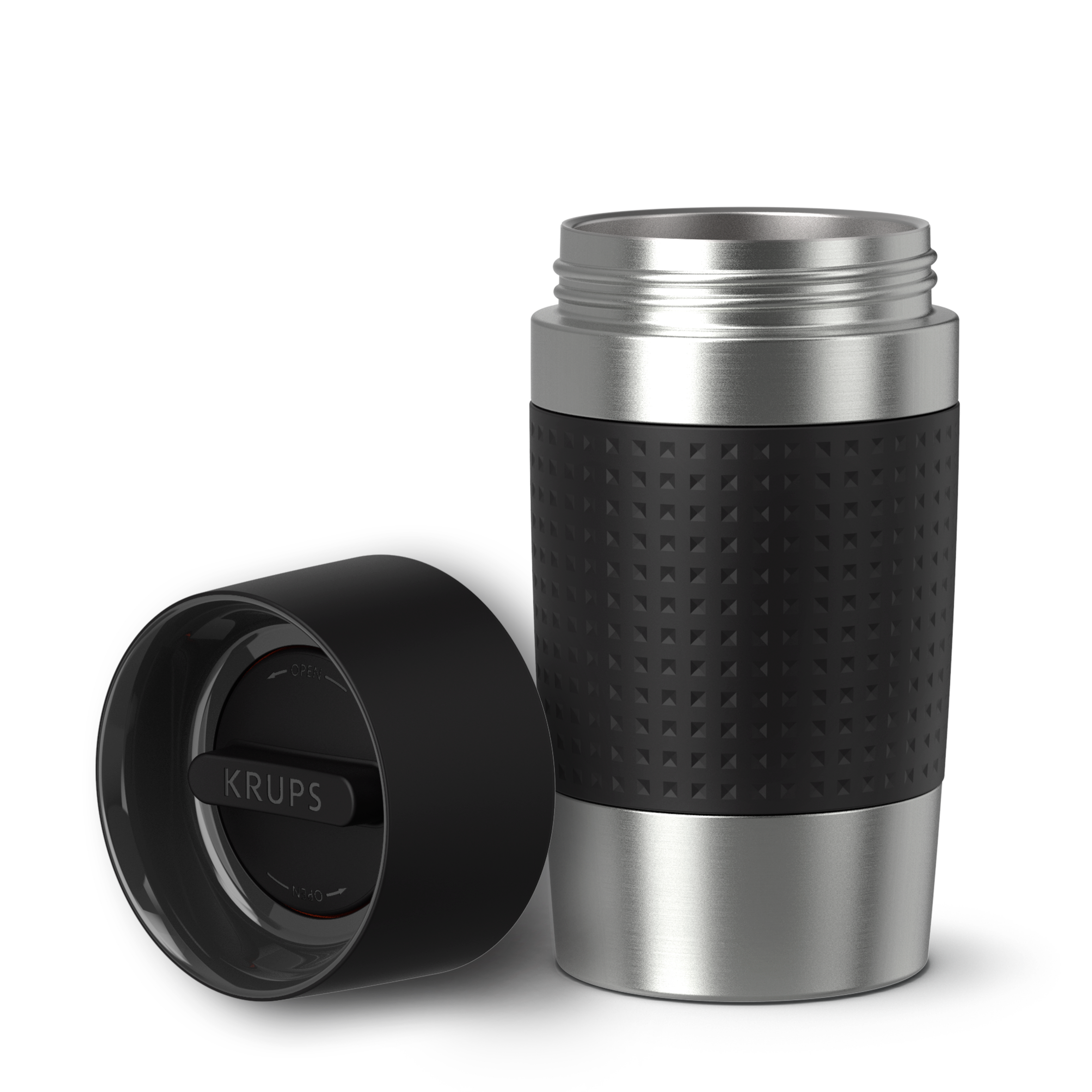 Mug isotherme noir 0,3 L, KRUPS