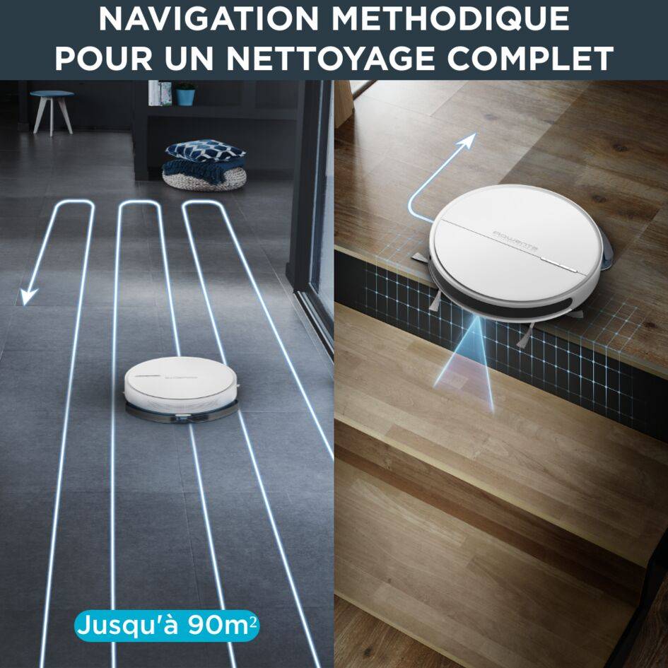 X-Plorer Série 60, Aspirateur robot, Navigation méthodique, 90min