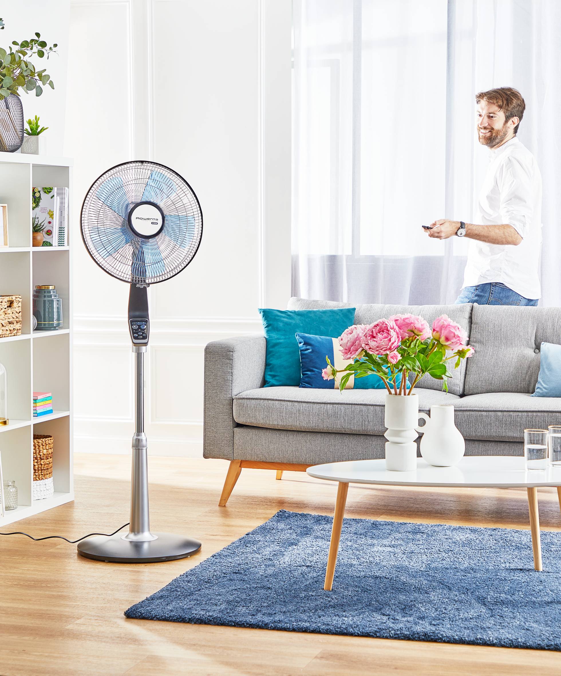 Turbo Silence Extrême, Ventilateur sur Pied, 72m3/min, 35dB, Télécommande