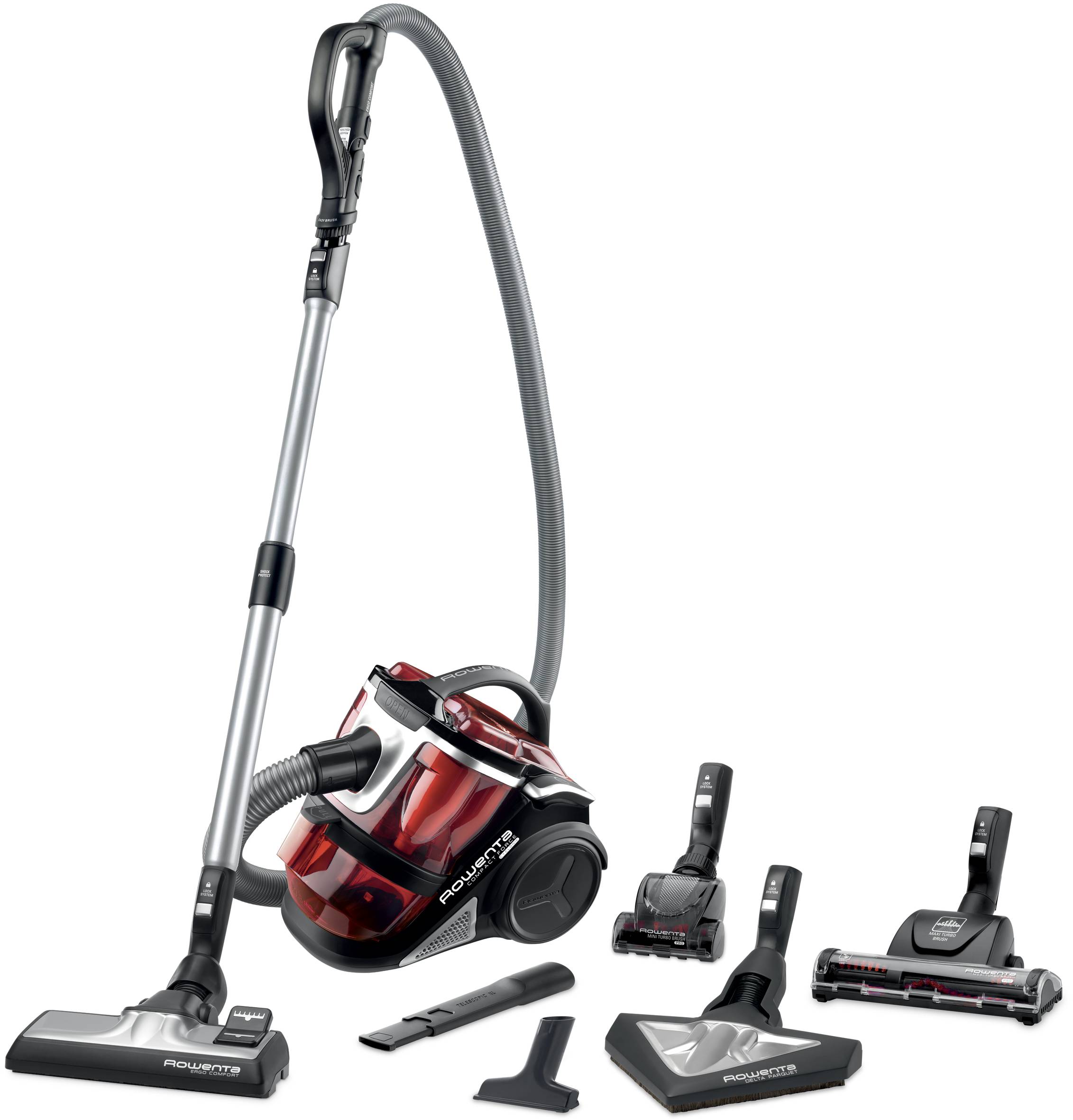 Compact Force Cyclonic noir/rouge