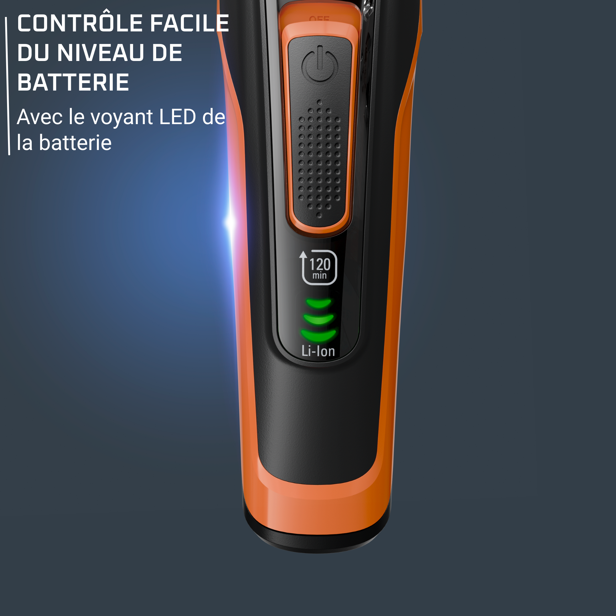 Advancer, Tondeuse à cheveux , 120 minutes d'autonomie, Charge rapide