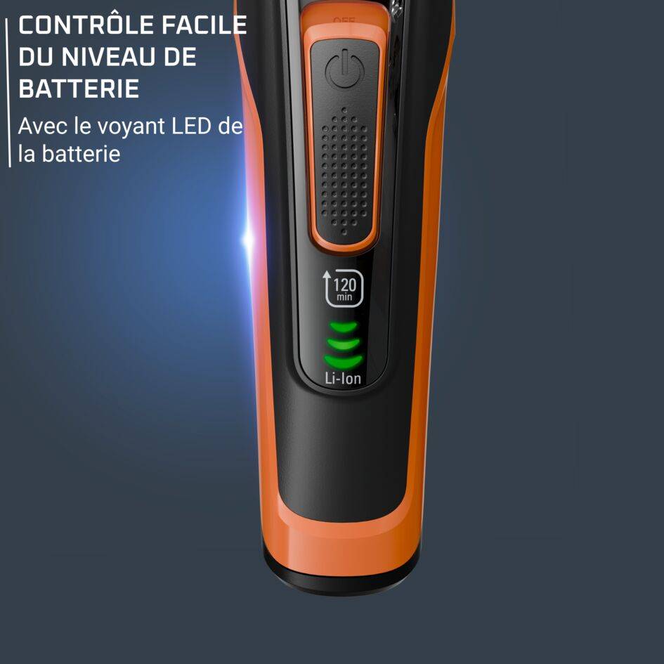 Advancer, Tondeuse à cheveux , 120&nbsp;minutes d'autonomie, Charge rapide