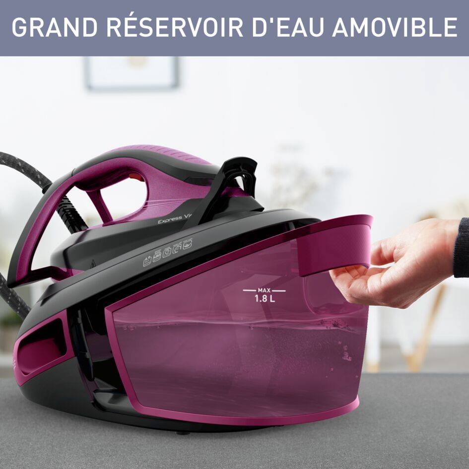 RECONDITIONNÉ Express Vision, Centrale Vapeur Classique, 130 g/min, Pressing 480 g/min