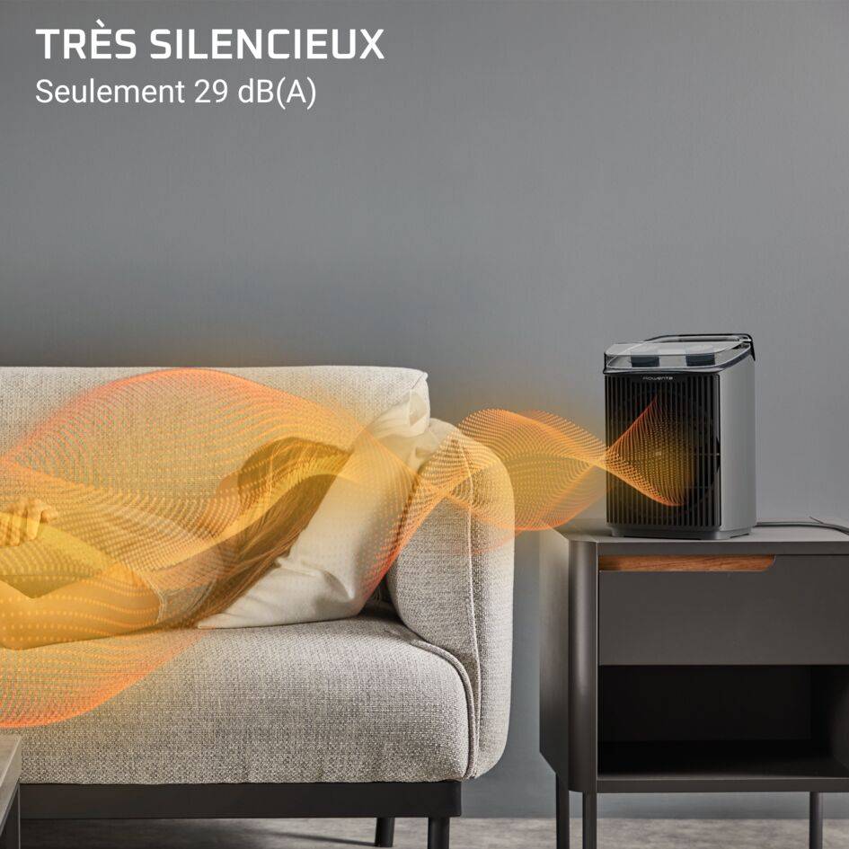 Intense Comfort Aqua, Radiateur d'appoint pour salle de bains, Silencieux, 2400 W