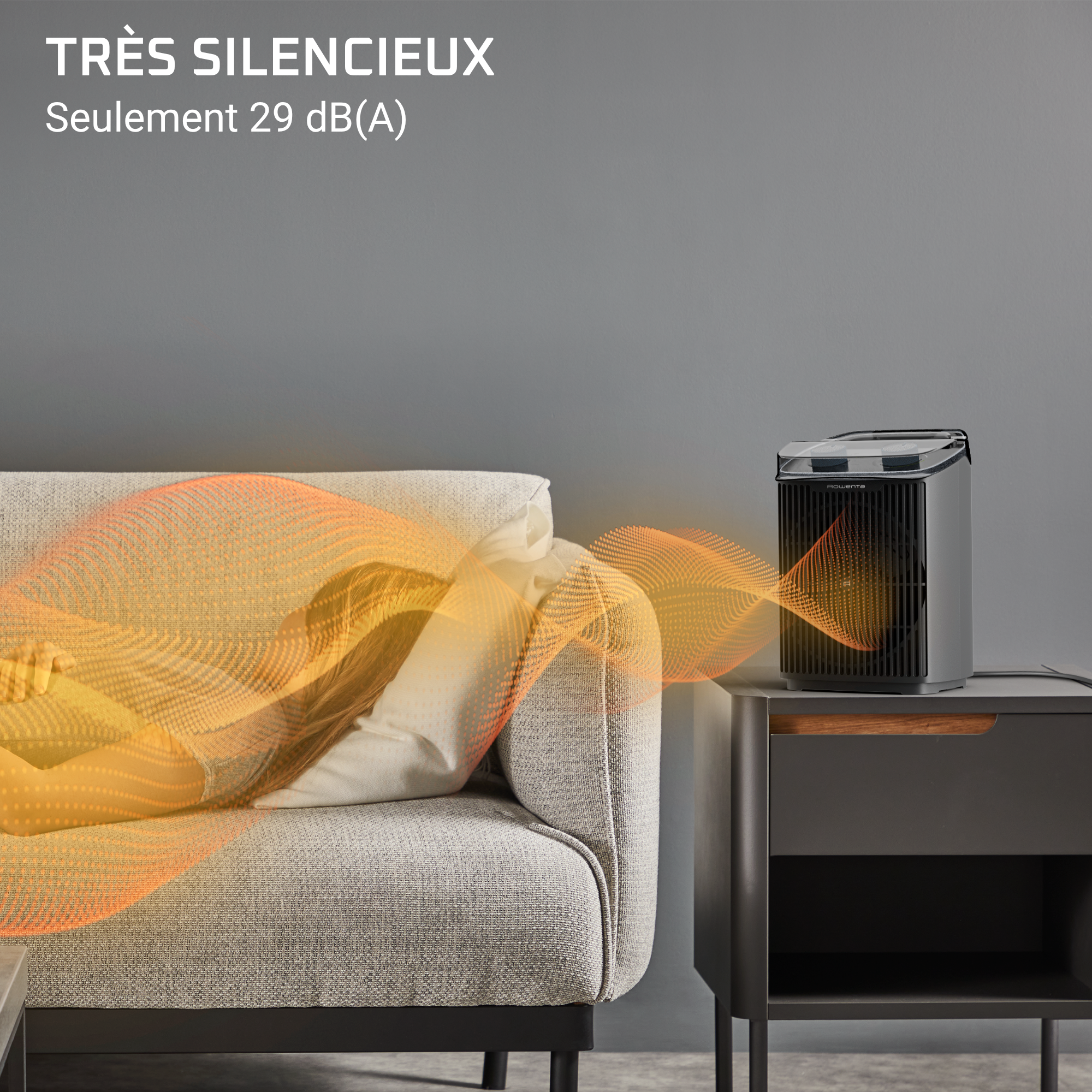 Intense Comfort Aqua, Radiateur d'appoint pour salle de bains, Silencieux, 2400&nbsp;W