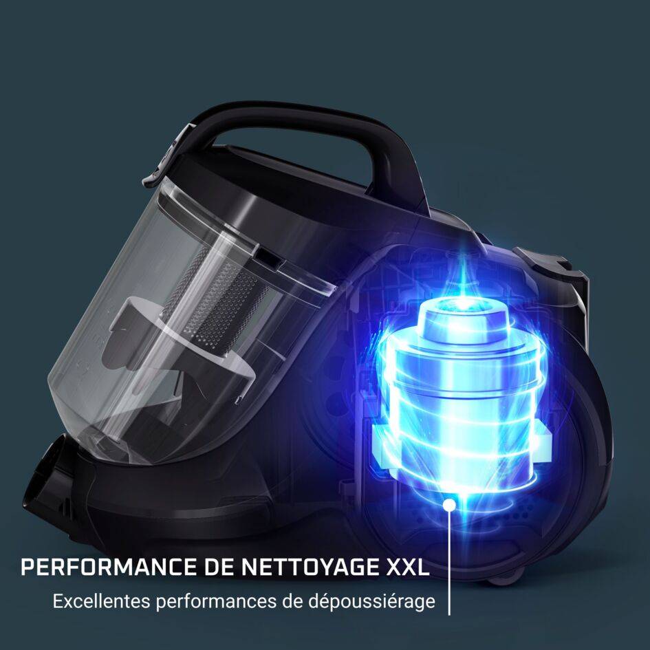 Compact Power Cyclonic, Aspirateur sans sac, 750W, Compact, Haute filtration