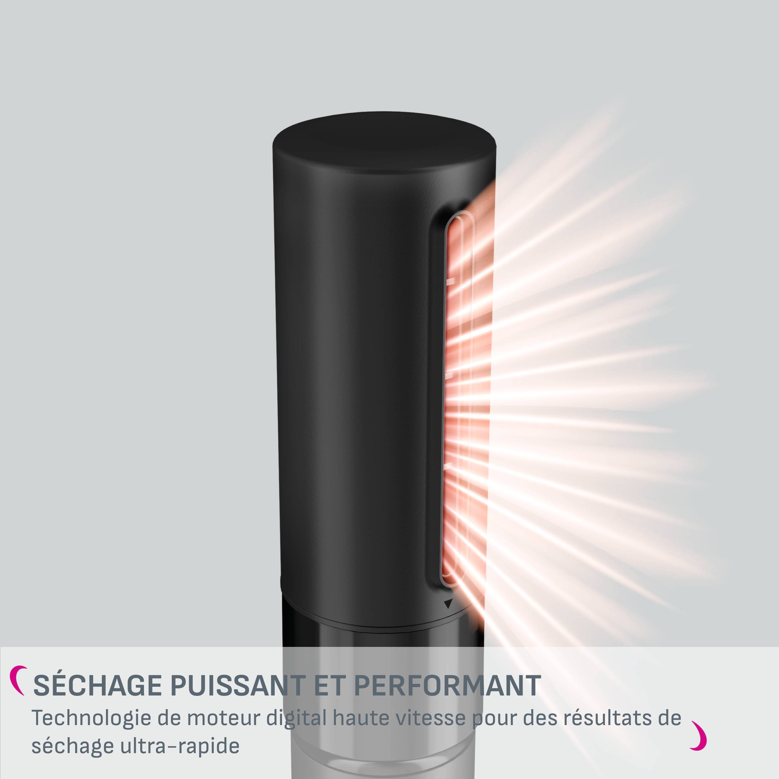 Air Shape, Brosse soufflante multistyler 4 en 1, Puissant et léger