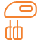 Icon orange d&apos;un batteur krups pour page forfait de réparation