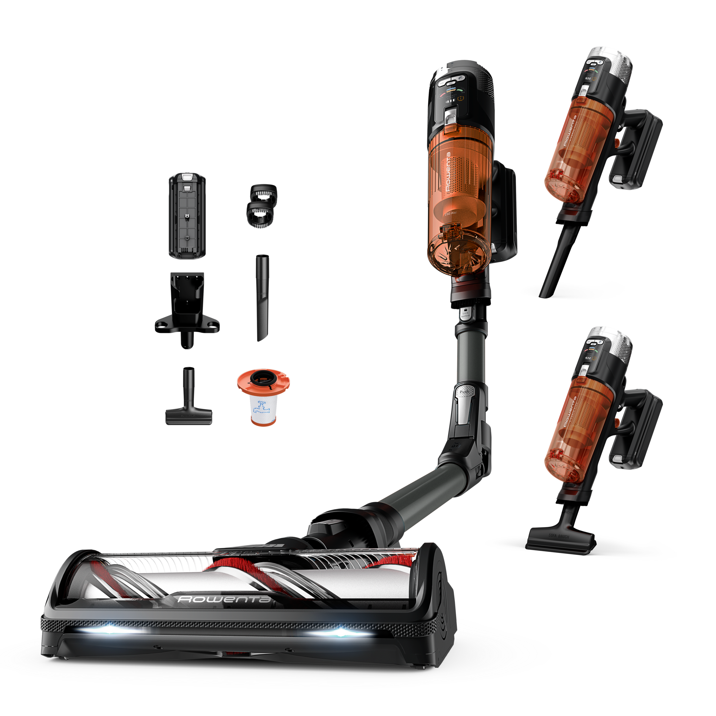 X-Force Flex 13.60, Aspirateur balai sans fil, 150 AW, 60 min, Modèle Allergie